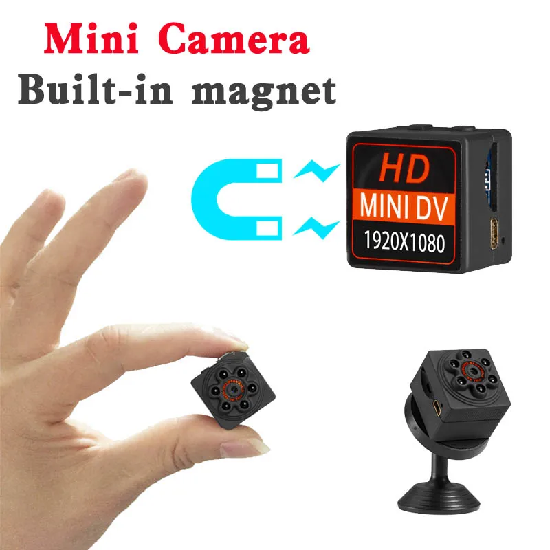 JOZUZE S1000 мини камера Full HD 1080P спортивная s ночного видения для автомобиля DV DVR легко