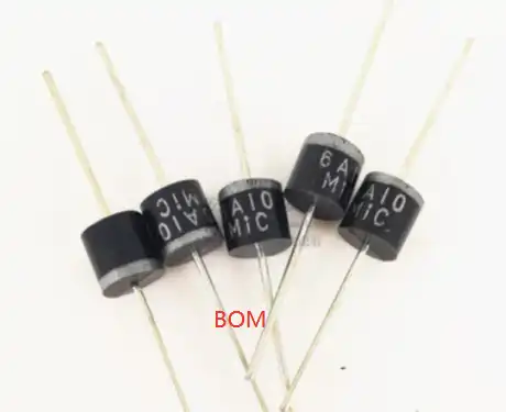 Выпрямительные диоды 6A10 6A 1000V (50 шт./лот)|Диоды| |