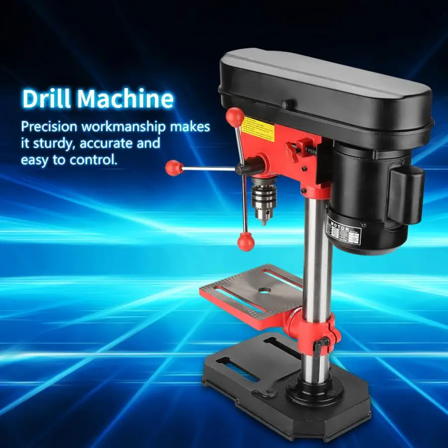 

Mini Bench Drill Press Stand Workbench Mounted 350W 5 Speed 50mm EU/AU/US Plug 110V-230V Domestic Delivery