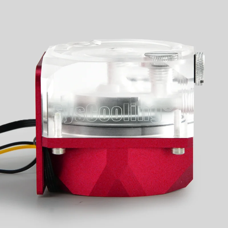 Syssiling SC P90B насос водяного охлаждения DC 12V 1300L/H металлический чехол с поддержкой RGB