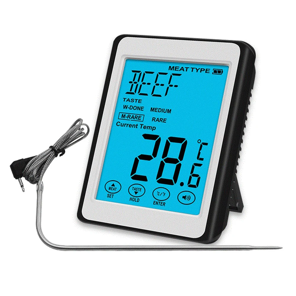 Kitchen BBQ Thermometer Electronic Temperture Measure For Cooking Food Stainless Steel Probe Meat Oven Thermometer Kitchen Tool