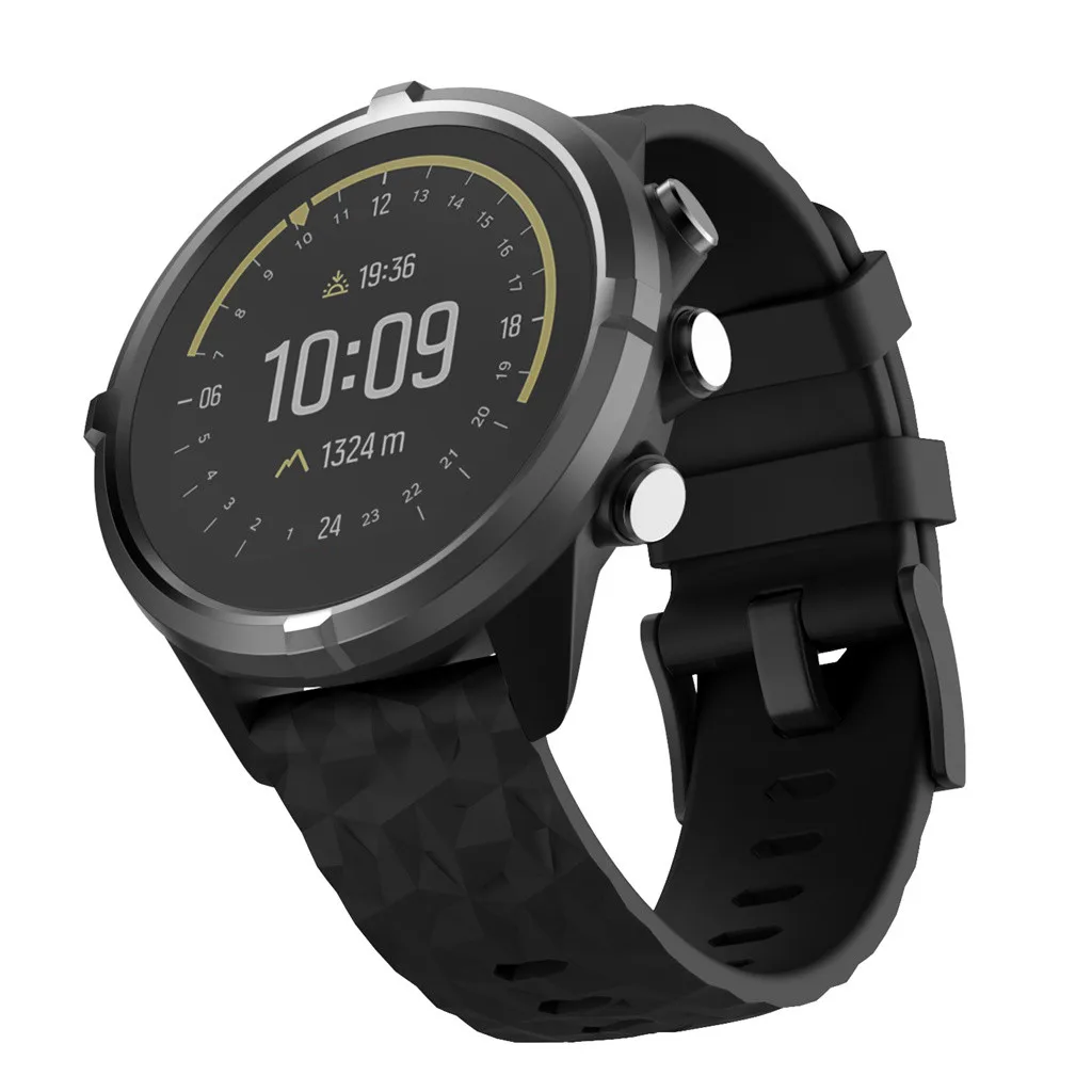 Силиконовый ремешок с ромбовидным узором для Suunto 9/9, медный ремешок для умных часов Baro, сменный ремешок для мужских и женских часов, спортивный браслет 19Sep