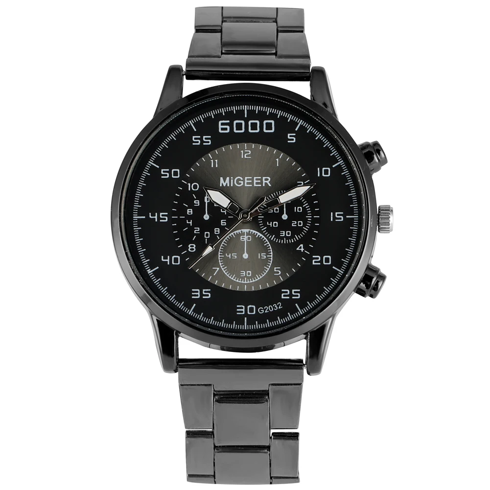 Модные кварцевые наручные часы для мужчин ремешок из нержавеющей стали мужские