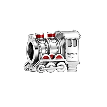 

Unicon 925 Sterling Silver Express Train Charm Fit Pandora Bracelets & Necklaces Harry Magic Charms DIY Jewelry Marking Dropship