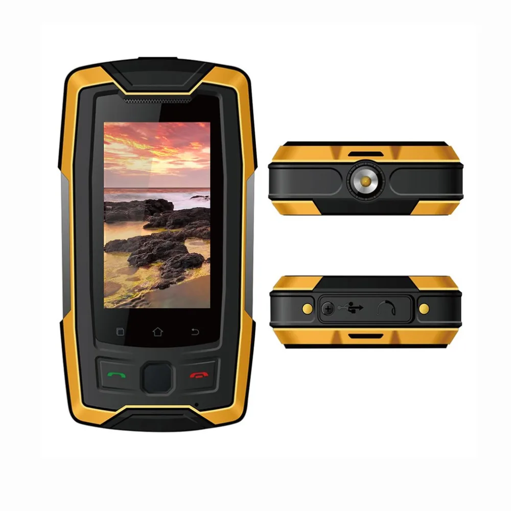 Servo X7 Plus 2,4" Mtk6737 мини-смартфон 4G Ip68 Водонепроницаемый ОЗУ 2 Гб ПЗУ 16 Гб отпечаток пальца Nfc Gps 3500 мАч мобильный телефон