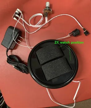 

For 2 watchs position Automatic winding watch box DIY Accessories