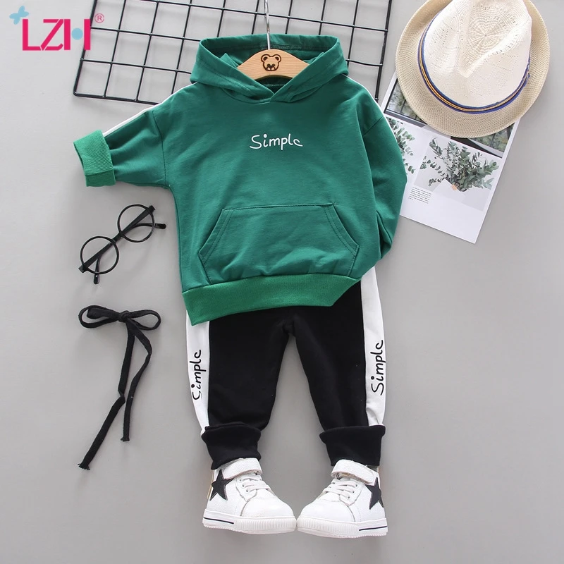 Infant Clothing Baby-Sets Long-Sleeve LZH Outfits-Suit Pants Autumn Winter Kids 2pcs