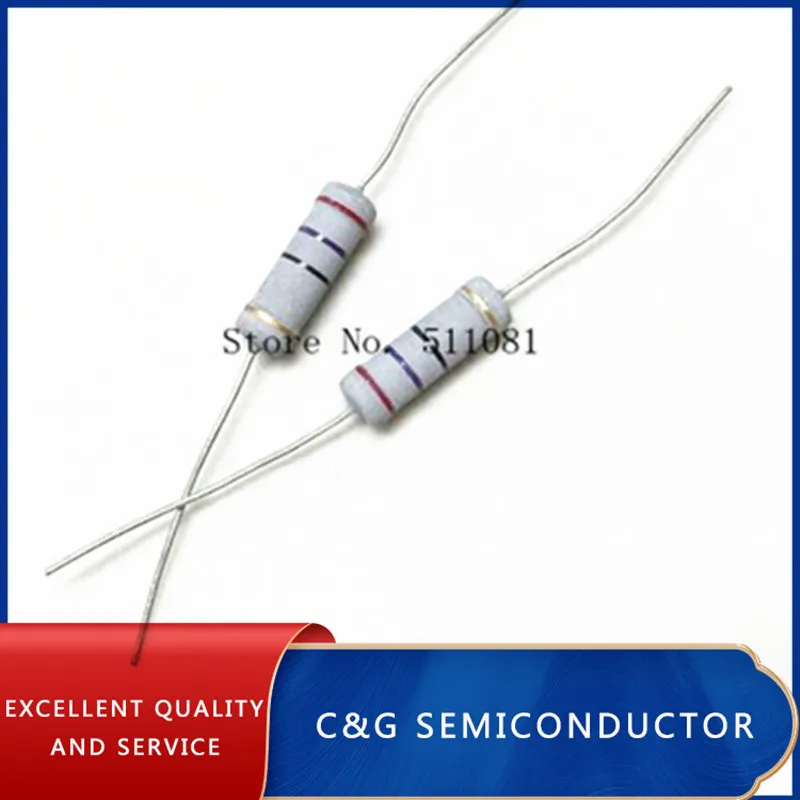 20PCS 3W 47K ohm 5% Carbon Film Resistors carbon film resistor