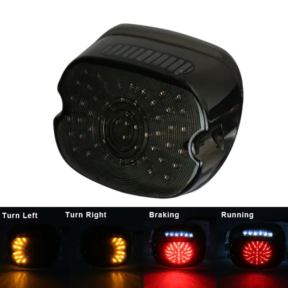 

Discount! LED Tail Brake Stop Rear Turn Indicator Signal Light Lamp Taillight For Harley Softail Dyna Sportster flasher CSV
