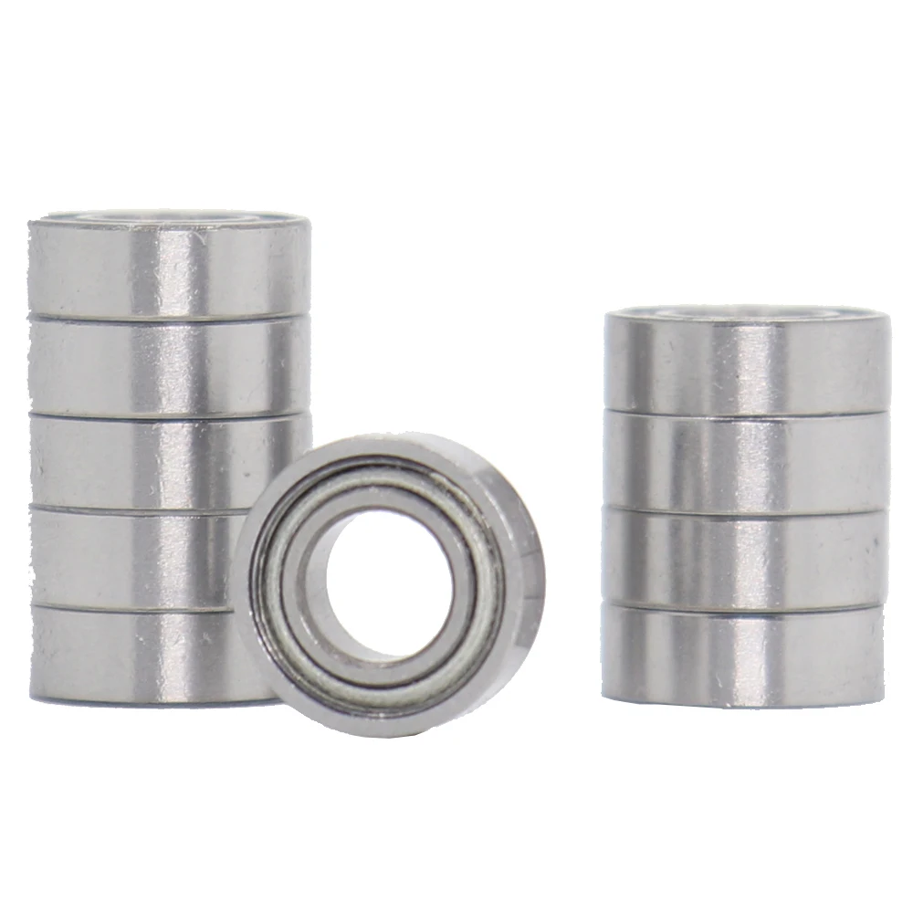 

R166ZZ Bearing ABEC-1 (10PCS) 3/16"x3/8"x1/8" inch Miniature R166 ZZ Ball Bearings RC Model Parts
