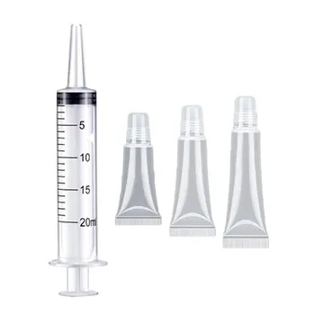 

Lip Gloss Base Tube Diy Lip Glaze Making Tools Disposable Syringe 8/10/15ml Women Makeup Tools Lip Gloss Tube