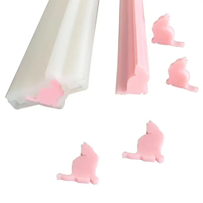 Cake Mold Child Cookie Cutter Biscuit Mold Silicone Soap Tube for DIY s