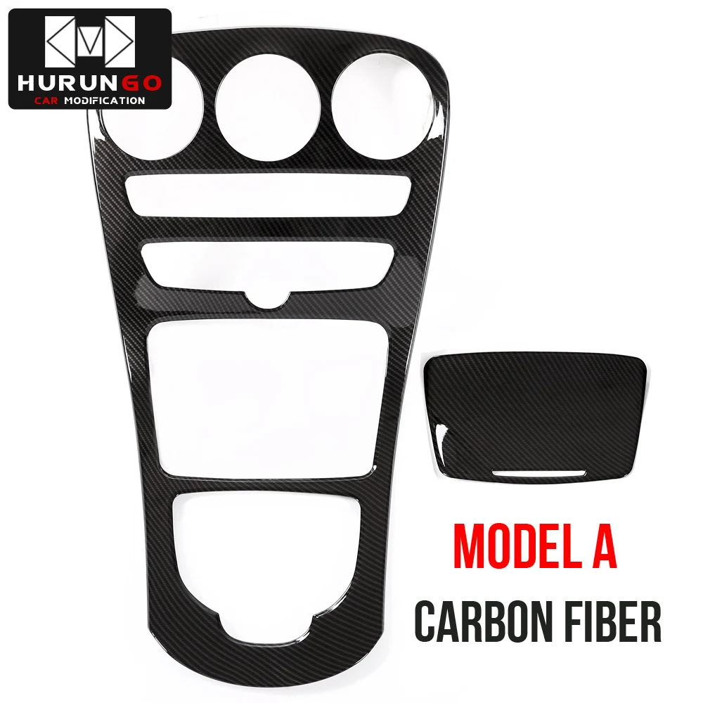 Carbon Fiber-A 2 шт./компл. консоли панельная Накладка для коробки передач отделка подходит для Mercedes-Benz C-Class W205 древесины дуба Цвет араба Аксесуар - Название цвета: Carbon Fiber-A