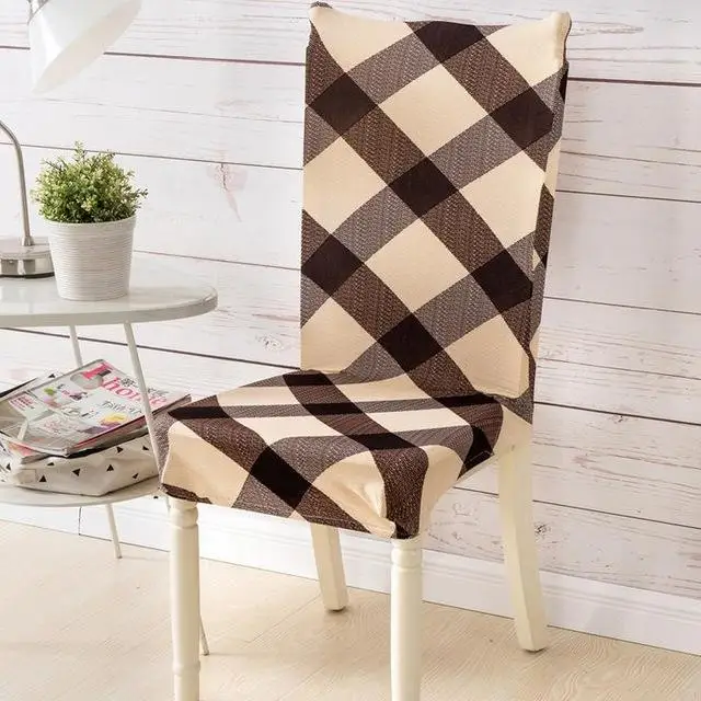 15 новых съемных чехлов на стулья с цветочным принтом большой эластичный чехол современный чехол для сидений на кухне чехлы на кресла стрейч для банкета - Цвет: flower14