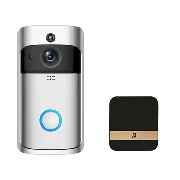 

M3 Portable Wireless Indoor Doorbell Receiver Adjustable Volume 52 Rings Smart Wifi Remote Control Home Doorbell Accessory