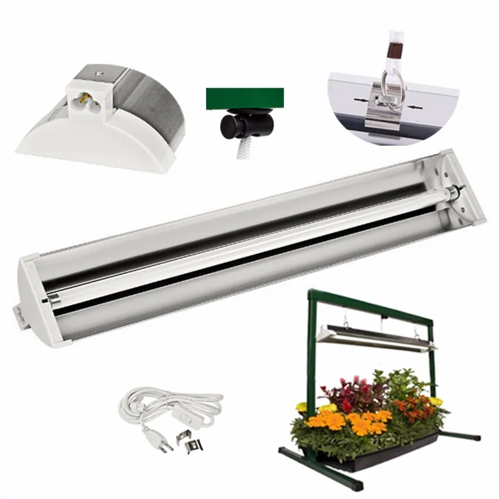 EDL 2ft 24w 3ft 39w 4ft 54w HO T5 fluorescent fixtures hydroponic grow
