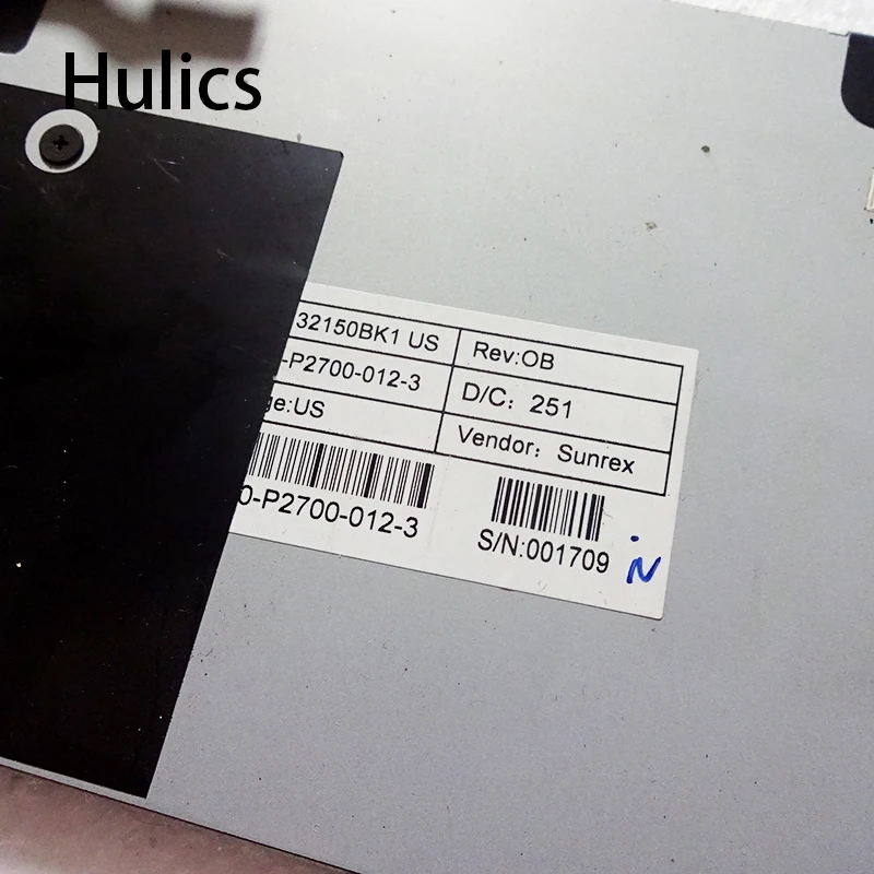 Hulics Оригинальная клавиатура для ноутбука CLEVO V132150BK1 6-80-P2701-011-3 V132150BK3 6-80-P17S1-010-3 США с подсветкой