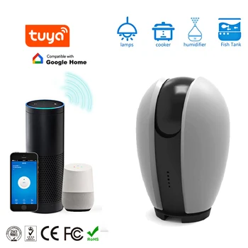 

New 360 Degree 1080P Eye Wifi Camera Panorama View Two Way Audio Motion Detection by IOS Android Tuya Smart APP 10m IR distance