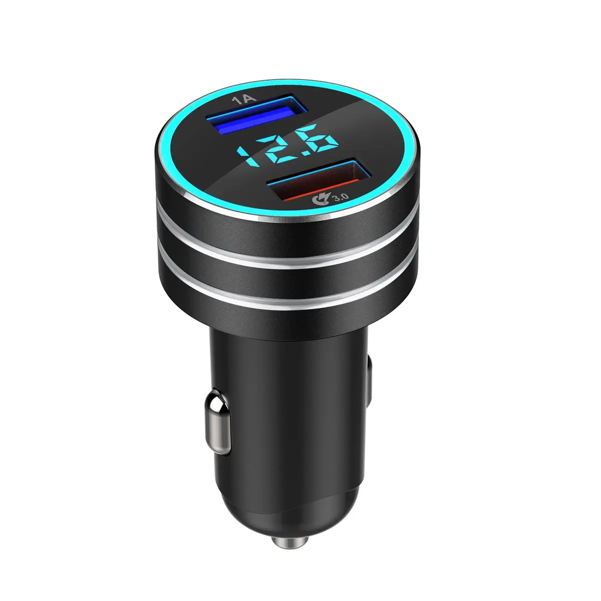 Быстрая зарядка 3,0 автомобильный bluetooth fm-передатчик с двумя usb-портами автомобильное зарядное устройство fm-модулятор MP3-плеер Автомобильная Зажигалка Handfree для iPhone - Название цвета: POA6131410