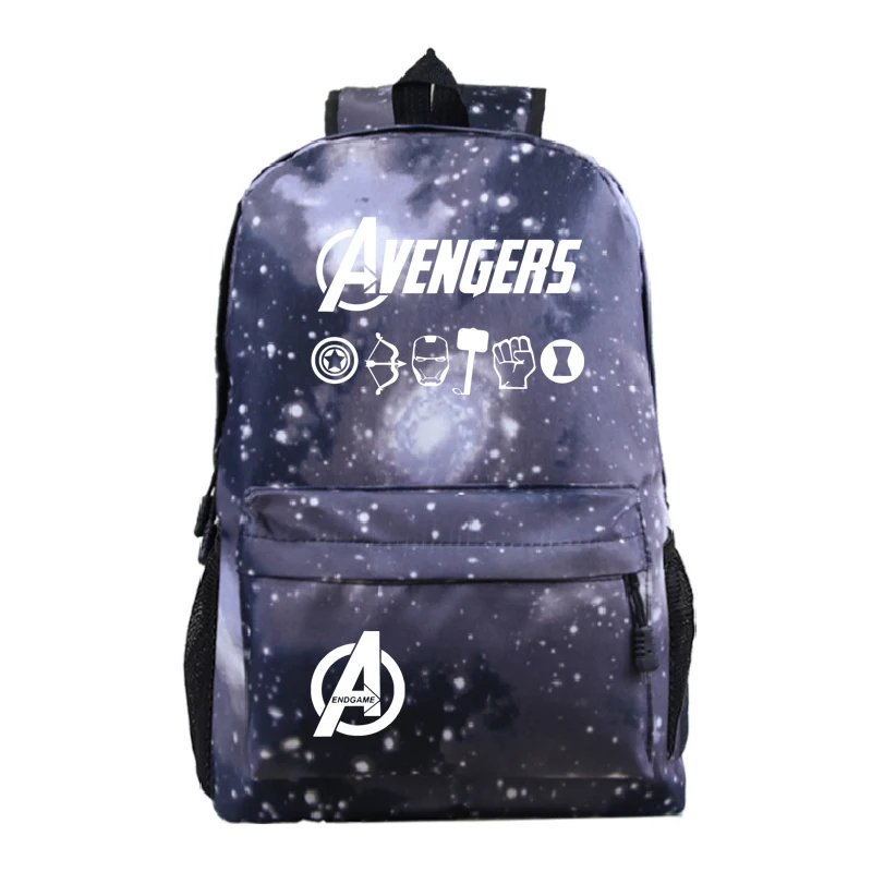 7 Классический Endgame походный рюкзак 18 рюкзак для путешествий Мужская мода супер герой Sac Dos молния аниме Mochila школьный - Цвет: 7