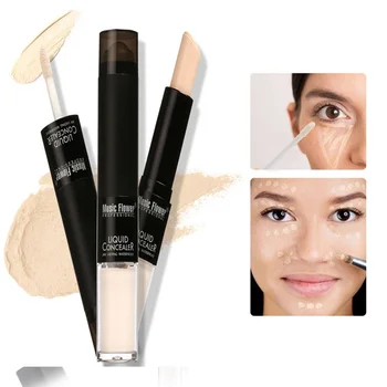 1 Piece Makeup Concealer Cream Foundation Cover Skin Face Contour Concealer Cosmetics Double Head Face