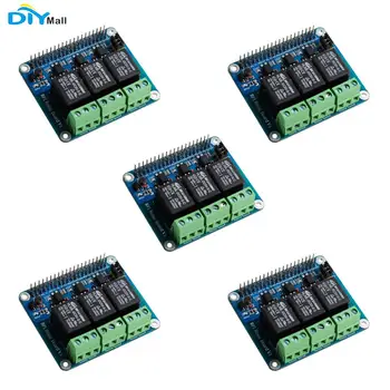 

5pcs/lot RPi 3 Channel Relay Board Module for Raspberry Pi A+/B+/2B/3B/3B+ RPi