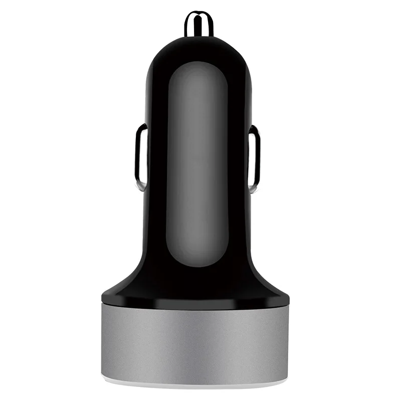Gray 1pc Машинная Зажигалка для сигарет Зарядное устройство 12 v-24 v Quick Charge QC3.0 Быстрая зарядка PD Тип C Порты и разъёмы Авто USB 3.0A для мобильного телефона MP3 gps DVR - Название цвета: Gray 1pc