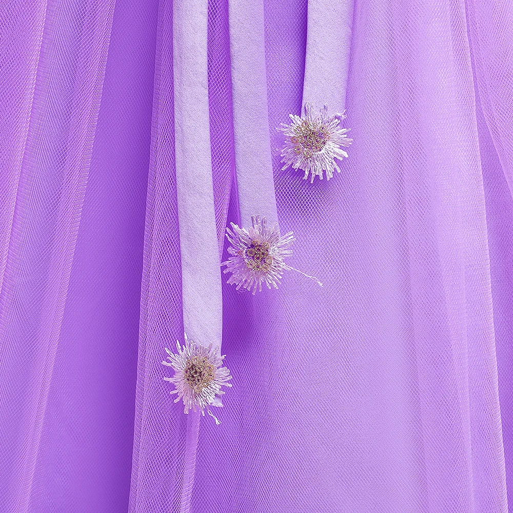 Платья с цветочным узором для девочек Пышное Платье для свадебной вечеринки платье для первого причастия для девочек, длинное вечернее