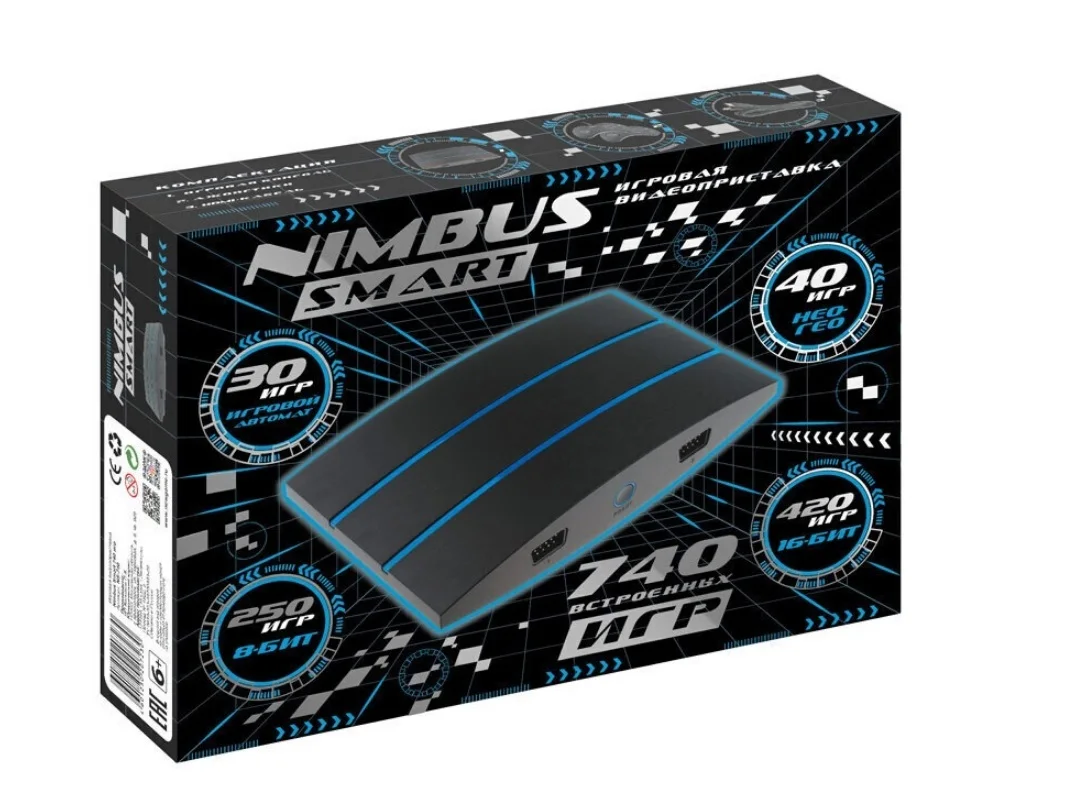 SEGA Nimbus Smart (740 встроенных игр microSD) HDMI_ConSkDn107 | Электроника