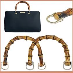 Imitation Bamboo Bag Handle Replacement Diy Handbag Tote O Bags Purse Women Handcrafted Bag Straps Accessories