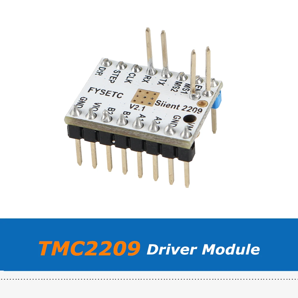 1 шт. 3d принтер части SPI TMC2209 V2.1 шаговый мотор драйвер Stepsticks бесшумный драйвер 256 микрошагов ток 2.8A пик VS TMC2208