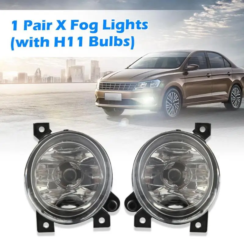1 пара передних противотуманных фар автомобиля с лампами H11 для VW Jetta/Bora/Golf Mk5 2005-2010 для VW GTI 2006-2009 1KD941699 1KD941700