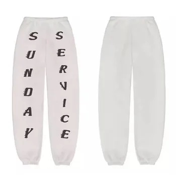 

19FW SUNDAY SERVICE Calabasas Sweatpants Men 1:1 Best Quality Kanye West New Drawstring Joggers Tie dyeing SUNDAY SERVICE Pants