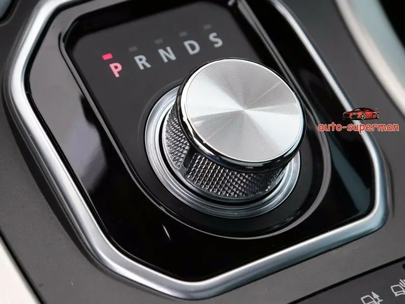 Металлическая ручка переключения передач Кнопка серебро хром для Range Rover Evoque 2012