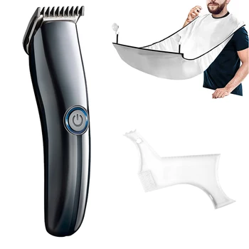 

Rechargeable USB Electric Hair Clippers Beard Shaped Styling Comb Hair Cutting Trimmer Adult Hair Clipper In Stock
