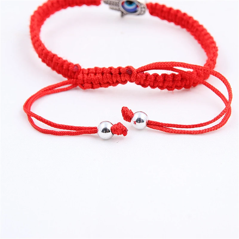 Venta caliente 2019 moda encanto hecho a tejido hilo rojo cadena pulsera amante pareja suerte cuerda pulsera para Mujeres Hombres joyería| Pulseras de amuleto| - AliExpress