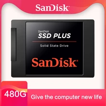 Sandisk SSD Plus 120 ГБ 240 ГБ 480 ГБ Внутренний твердотельный жесткий диск SATA III 2," ноутбук твердотельный диск SSD