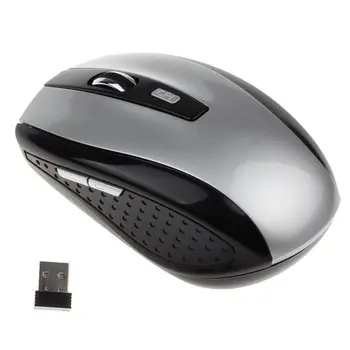 

2.4G Wireless Optical Mouse With Side Keys Kraft Box Packaging Ergonomic Design Optical Technology Laptop