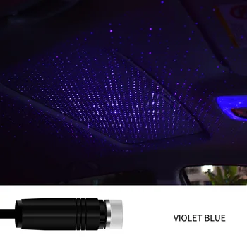 

1x Atmosphere Light 1* USB Car Auto Interior Atmosphere Starry Ambient