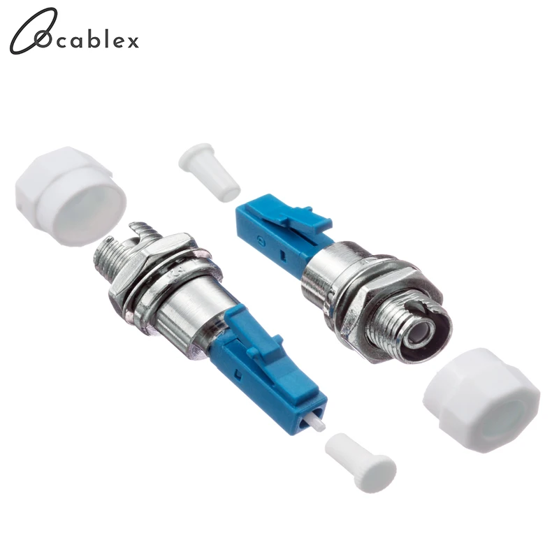 Free Shipping 5pcs/lot Lc Male To Fc Female Fiber Optic Adapter Lc/upc ...