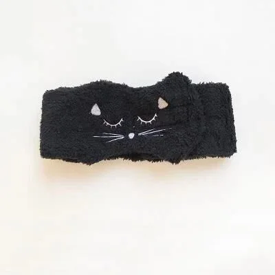 Cpop Kitty, теплая повязка на голову для женщин, родитель-Головные уборы для детей, на липучке, спортивная повязка на голову, для макияжа, для мытья лица, милый домашний аксессуар