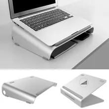 Besegad портативная охлаждающая подставка для ноутбука, подставка, держатель, стояк из алюминиевого сплава для Macbook Mac acer, подставка для ноутбука