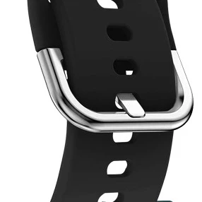 black 20mm22mmlightSoft силиконовый ремешок для samsung Galaxy Watch Active 42 мм gear S2 спортивный водонепроницаемый женский мужской браслет ремешок - Цвет ремешка: black