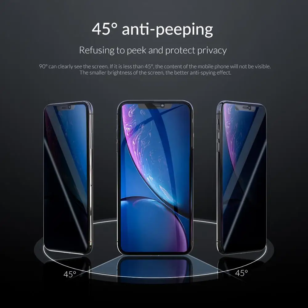  ORICO Gehärtetem Glas Screen Protector für iphone 7 8 Plus Anti Blau Licht 3D Volle Abdeckung Priva