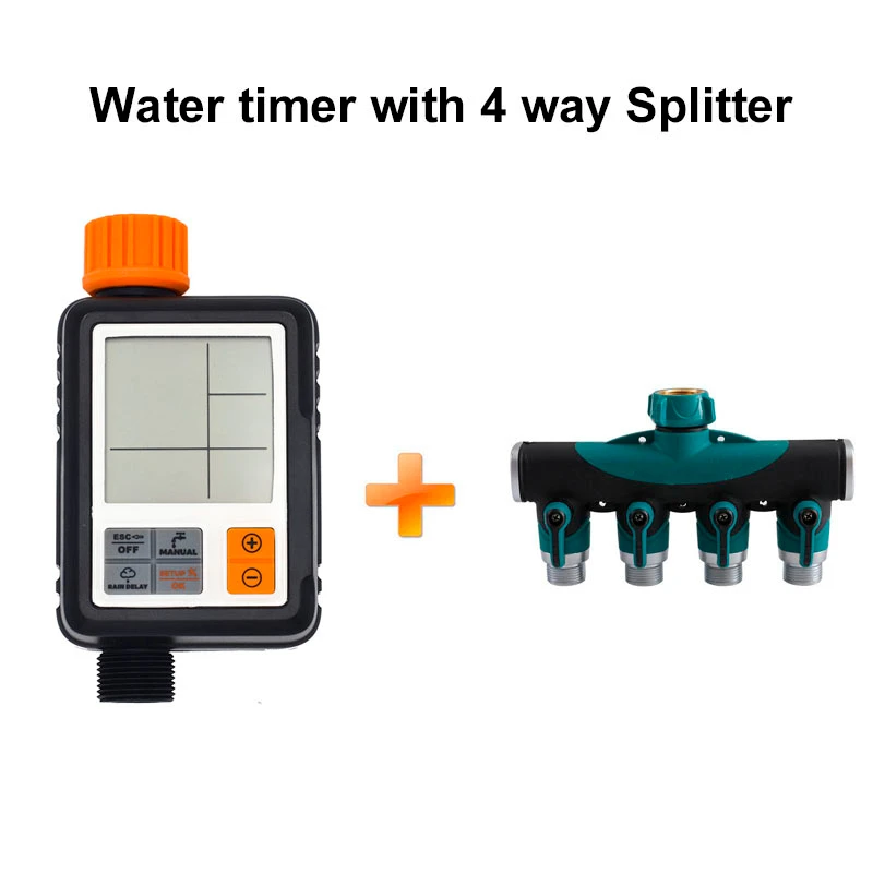 Automatic Irrigation Water Timer Lcd Screen Sprinkler Controller Outdoor Garden Watering Timer Device Controller Tool 