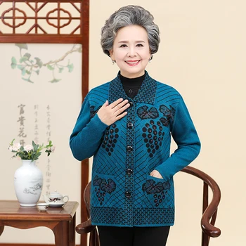 

Elegant Women Cardigans Casual Lapel Knitted Women Sweaters Coat Loose Autumn Winter Knitted Clothes Female 2020