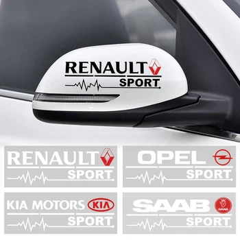 

2Pc Car Rearview Mirror Side door Front Bumper Stickers Body Styling For Peugeot Honda Hyundai Chevrolet SUZUKI JEEP accessories