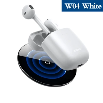 

New Baseus W04 TWS Wireless Bluetooth Earphone Bluetooth 5.0 In Ear True Wireless Earbuds Mini Cordless Headset For IOS Android