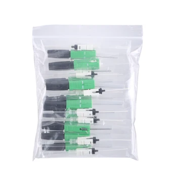 

SC APC Hot-Melt-Type Splicer-On-Connector FTTH Fusion Fiber-Optic 100pcs/Lot SC/AP