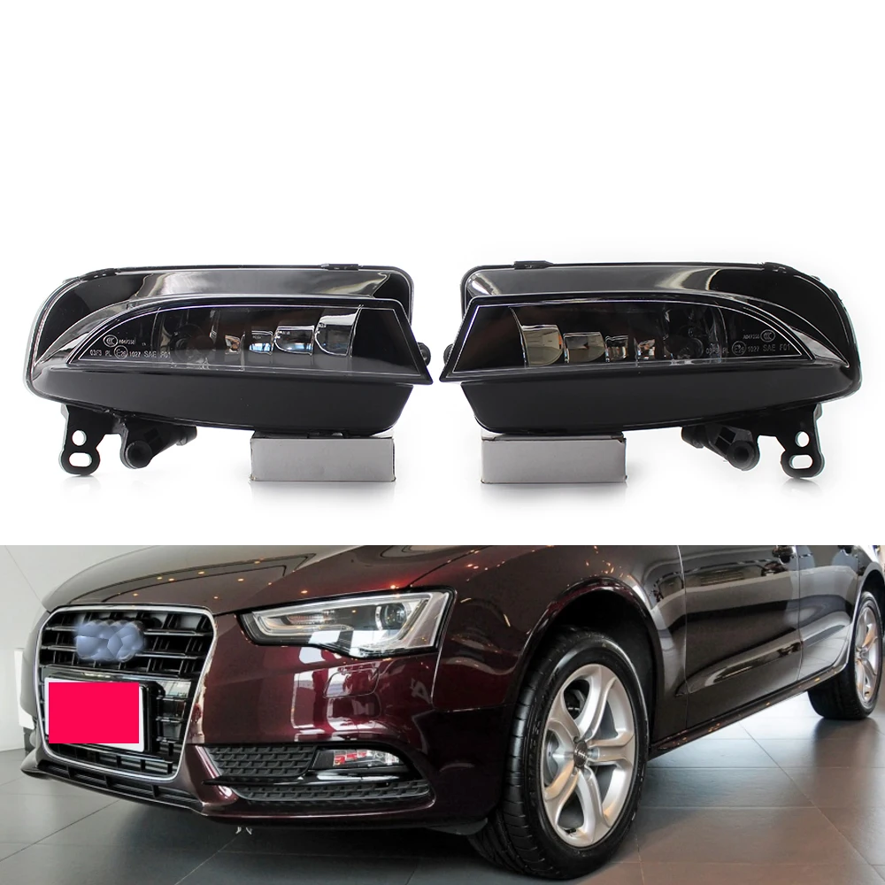Fog Lights For Audi A5 2013 2014 2015 2016 Fog Lamp Car Front Bumper Grille Auto Driving Lamps